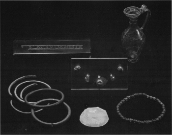 Figure 2: The grave goods of Sycamore Terrace (Cool 2006, 155).